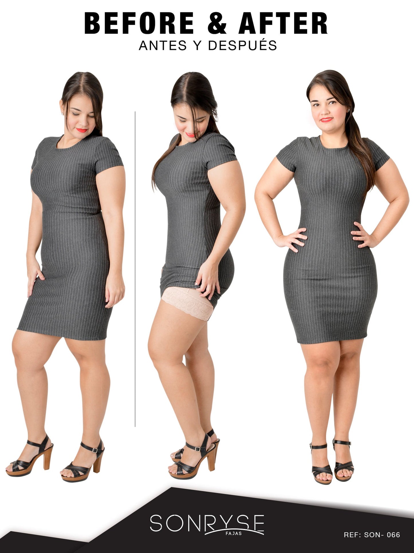 SONRYSE 066 - Women's Colombian Postpartum Bodysuit Shapewear