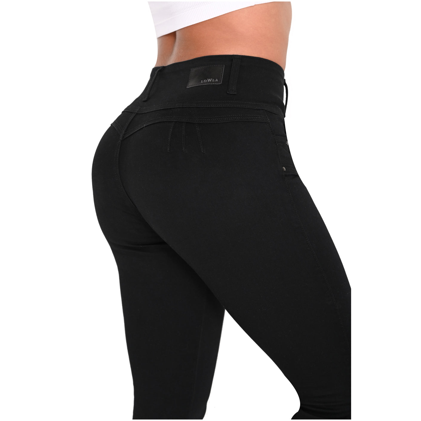 Lowla 212043 - High Waisted Butt Lifting Skinny Ankle Jeans