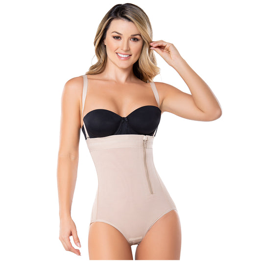 Diane & Geordi 2405F  -  Strapless Butt Lifting Shapewear Bodysuit - Postpartum Girdle