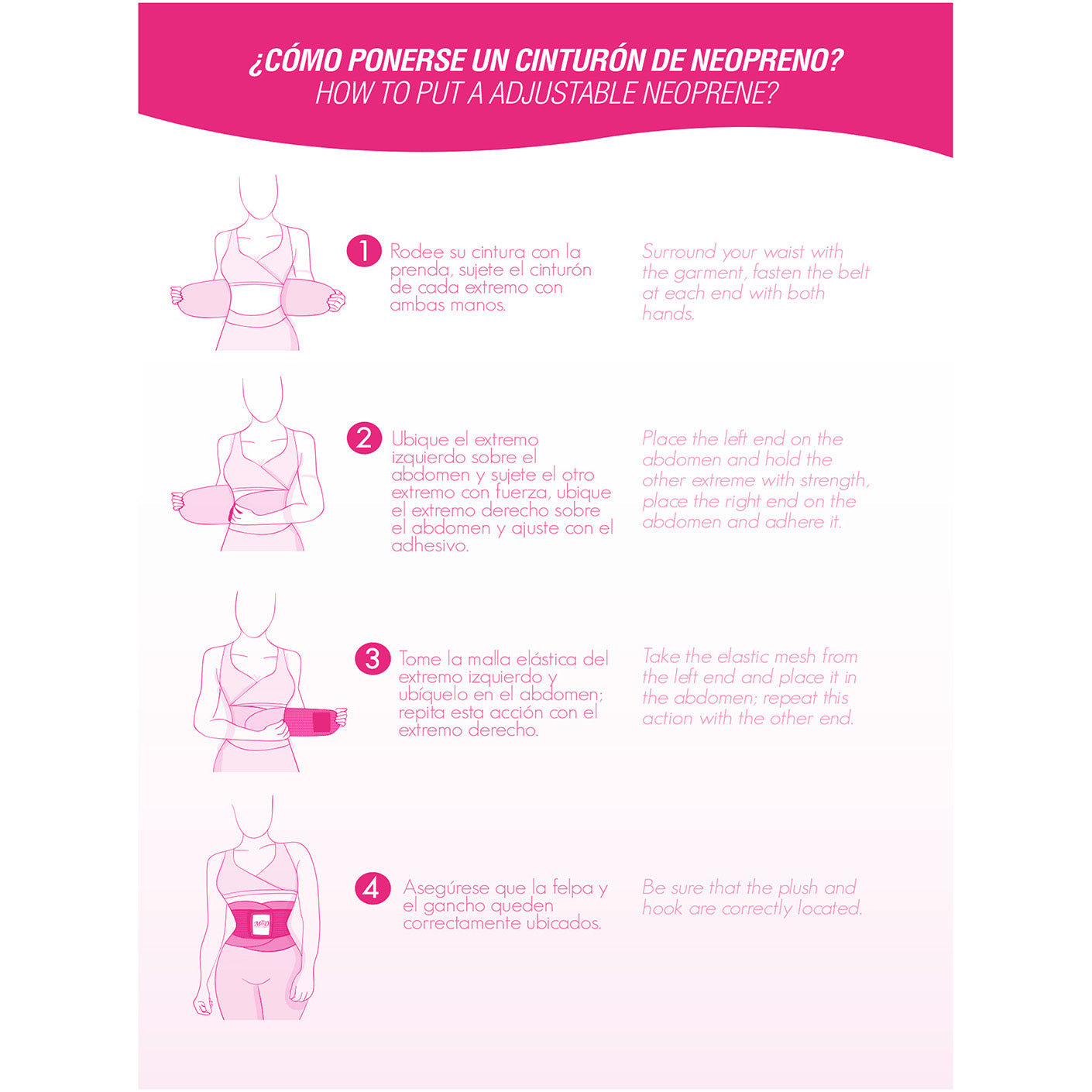 Fajas MYD 0152 - Neoprene Waist Trimmer Trainer Workout Gym Belt