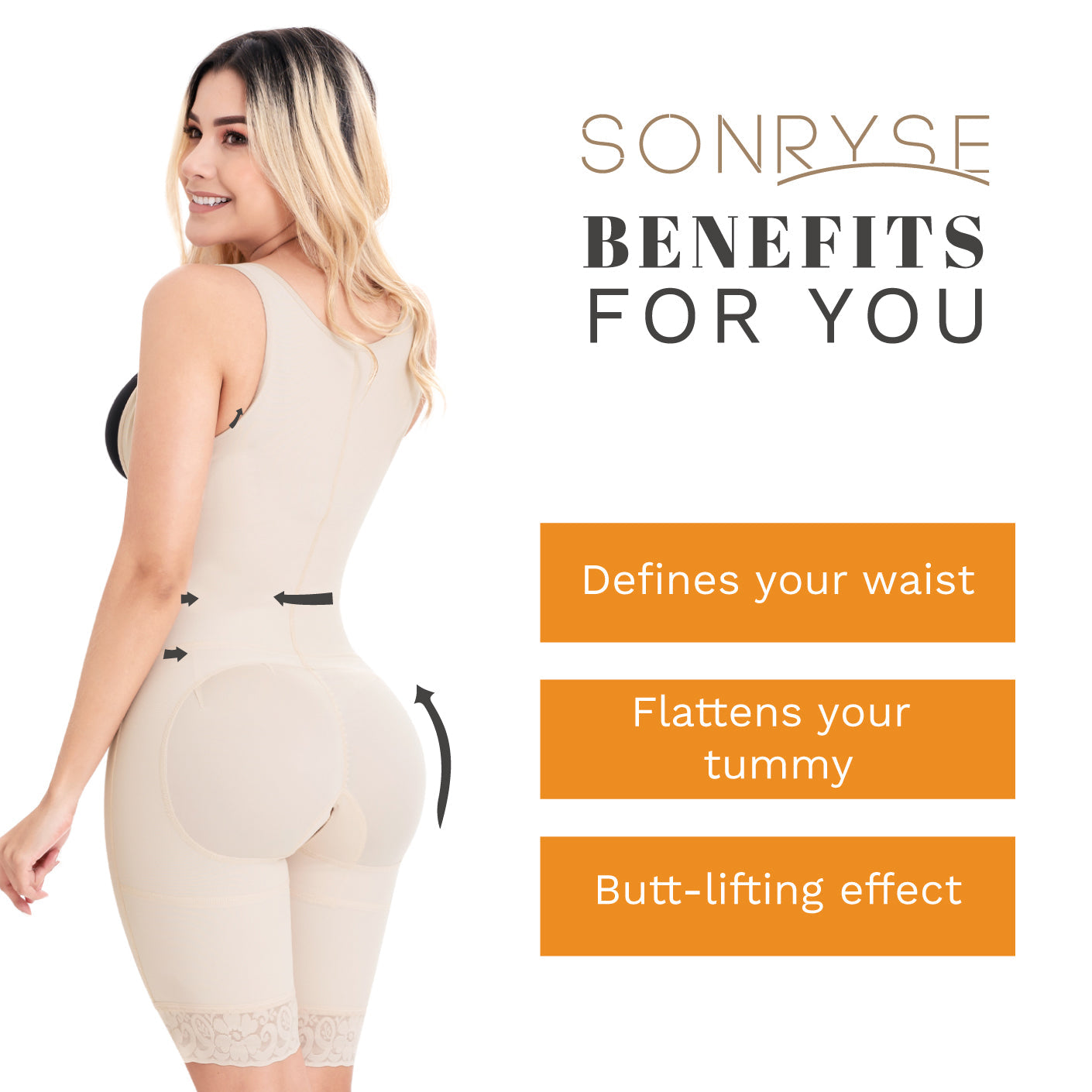 SONRYSE 097ZF - Women's Postpartum and Post Surgery Tummy Control Shapewear