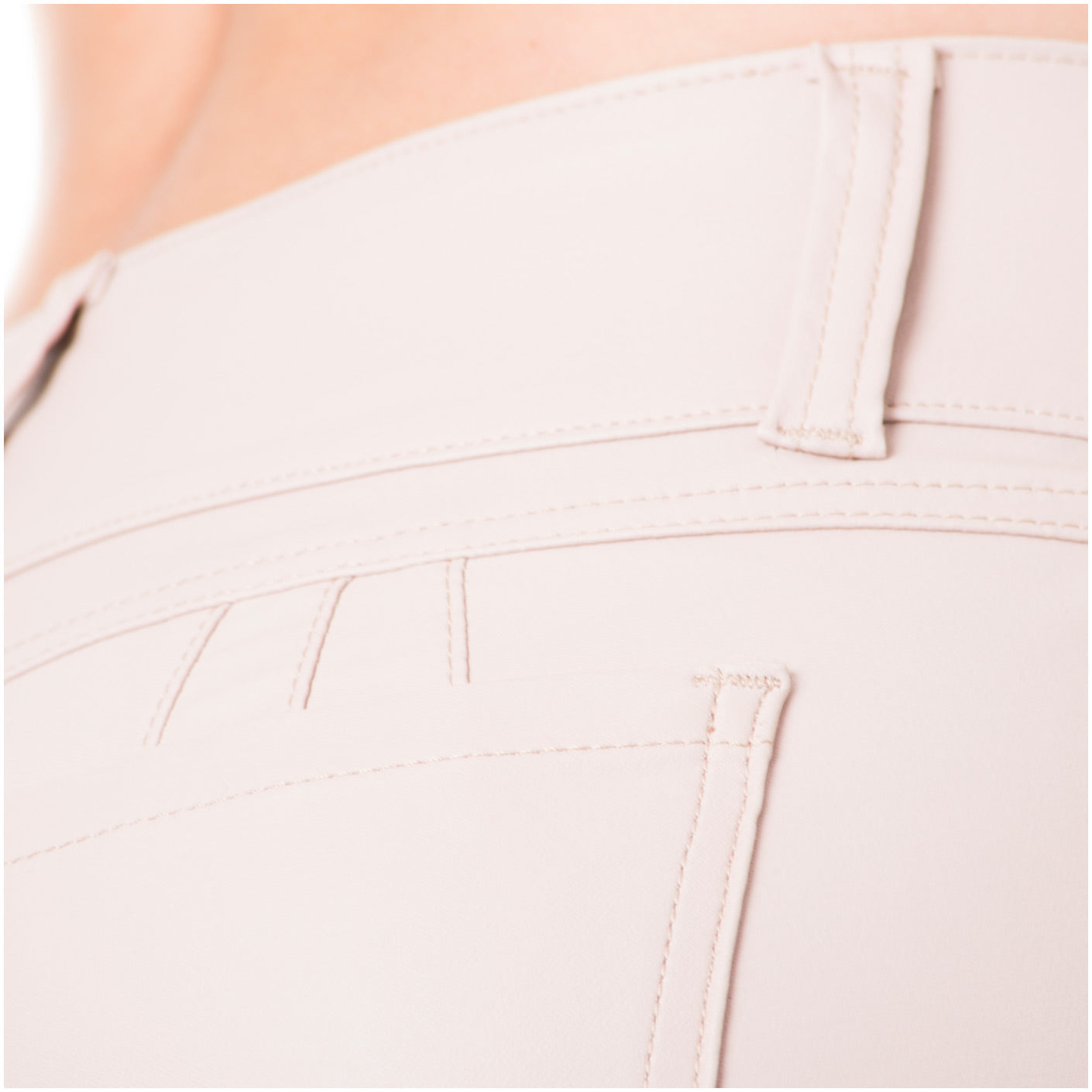 LOWLA 0719 - Mid Rise Faux Leather Jeans