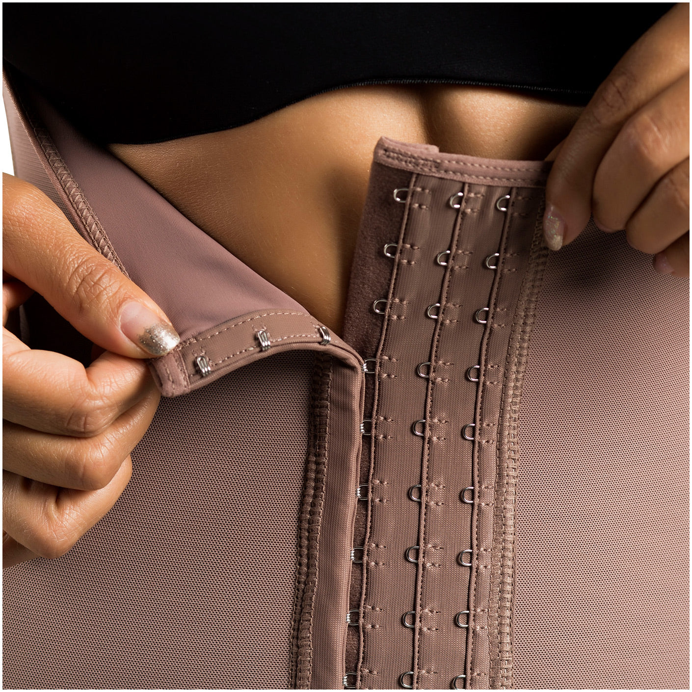 LT.Rose 21113 - Open Bust Mid Thighs Butt-Lifting Girdle with Adjustable Straps