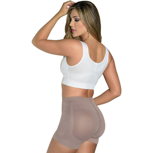 LT.Rose 21996 -  Womens High Waist Butt Lifting Shaping Shorts Mid Thigh Shapewar Fupa Control