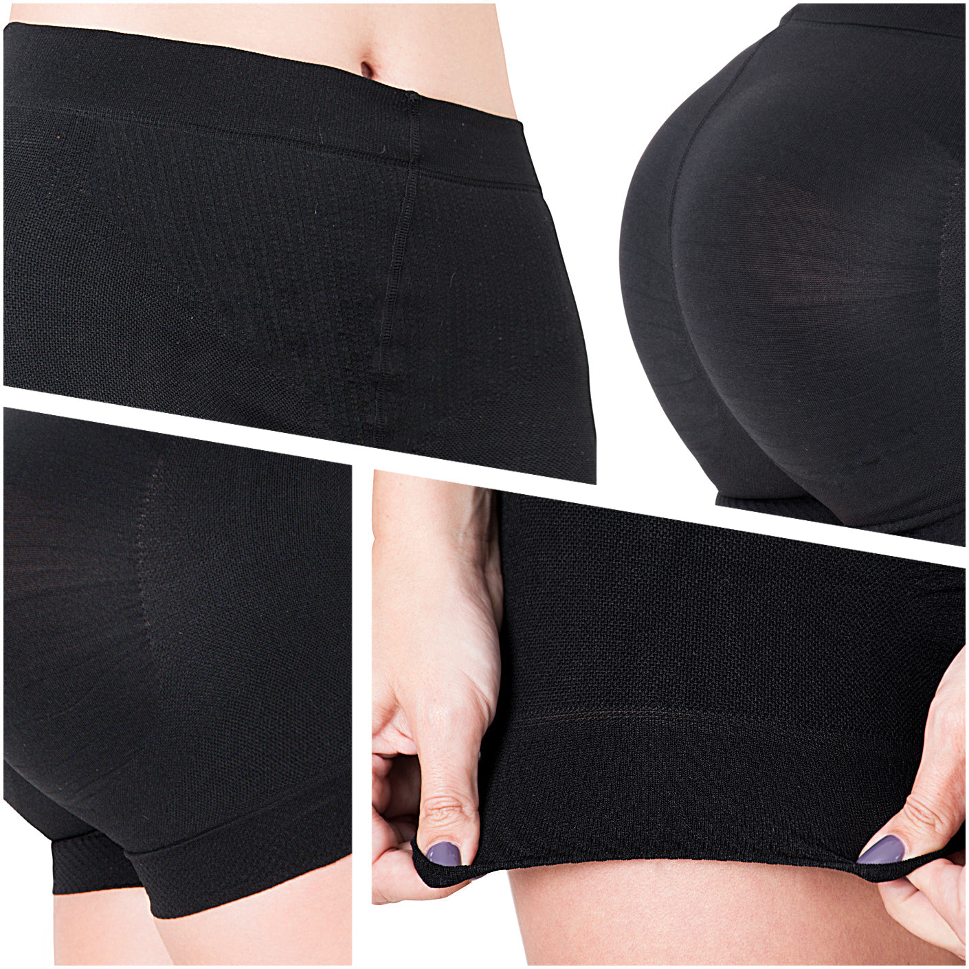 LT.Rose 21996 - Womens High Waist Butt Lifting Shaping Shorts Mid Thigh Shapewar Fupa Control