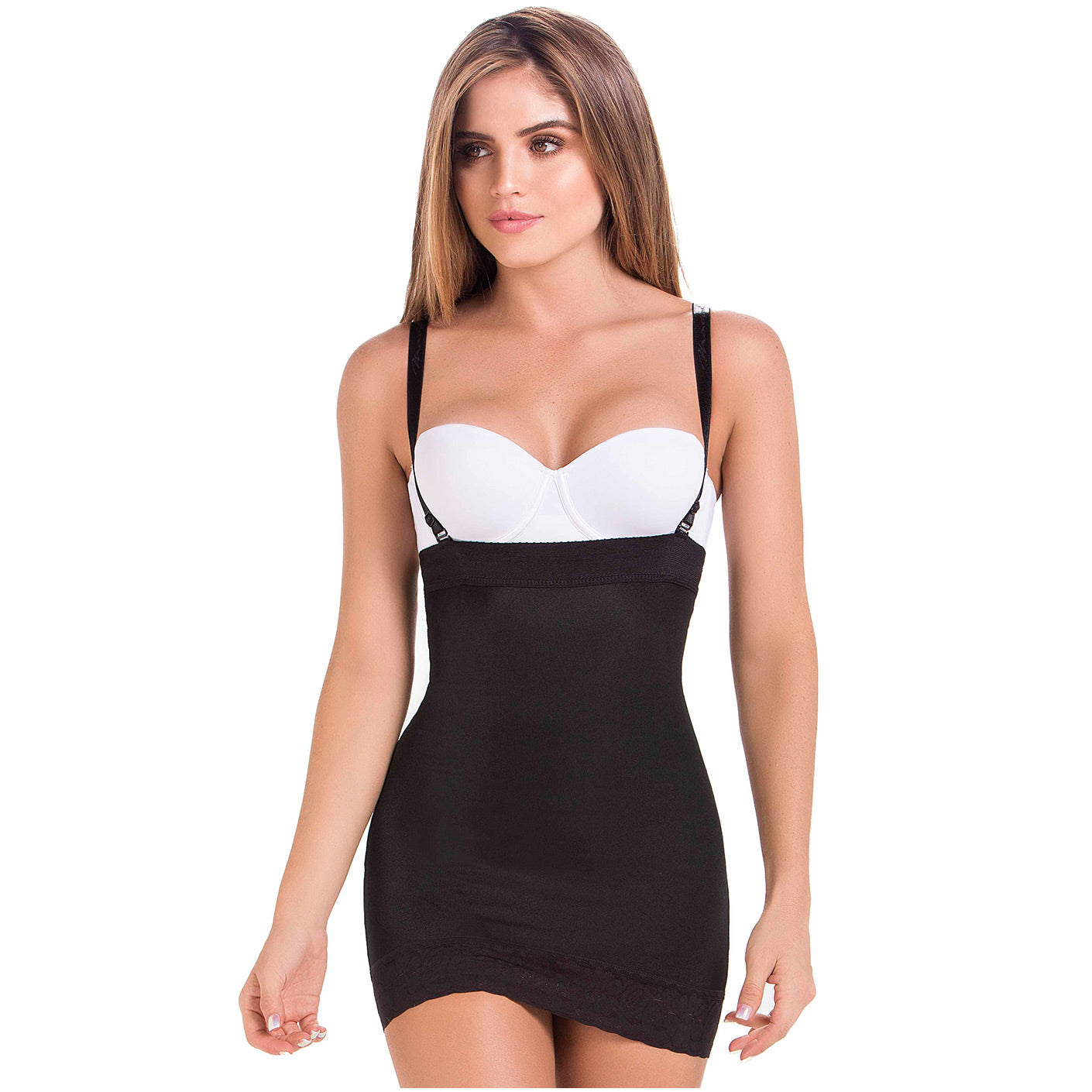 Fajas MariaE FU112 - Women's Shapewear Slip Dress