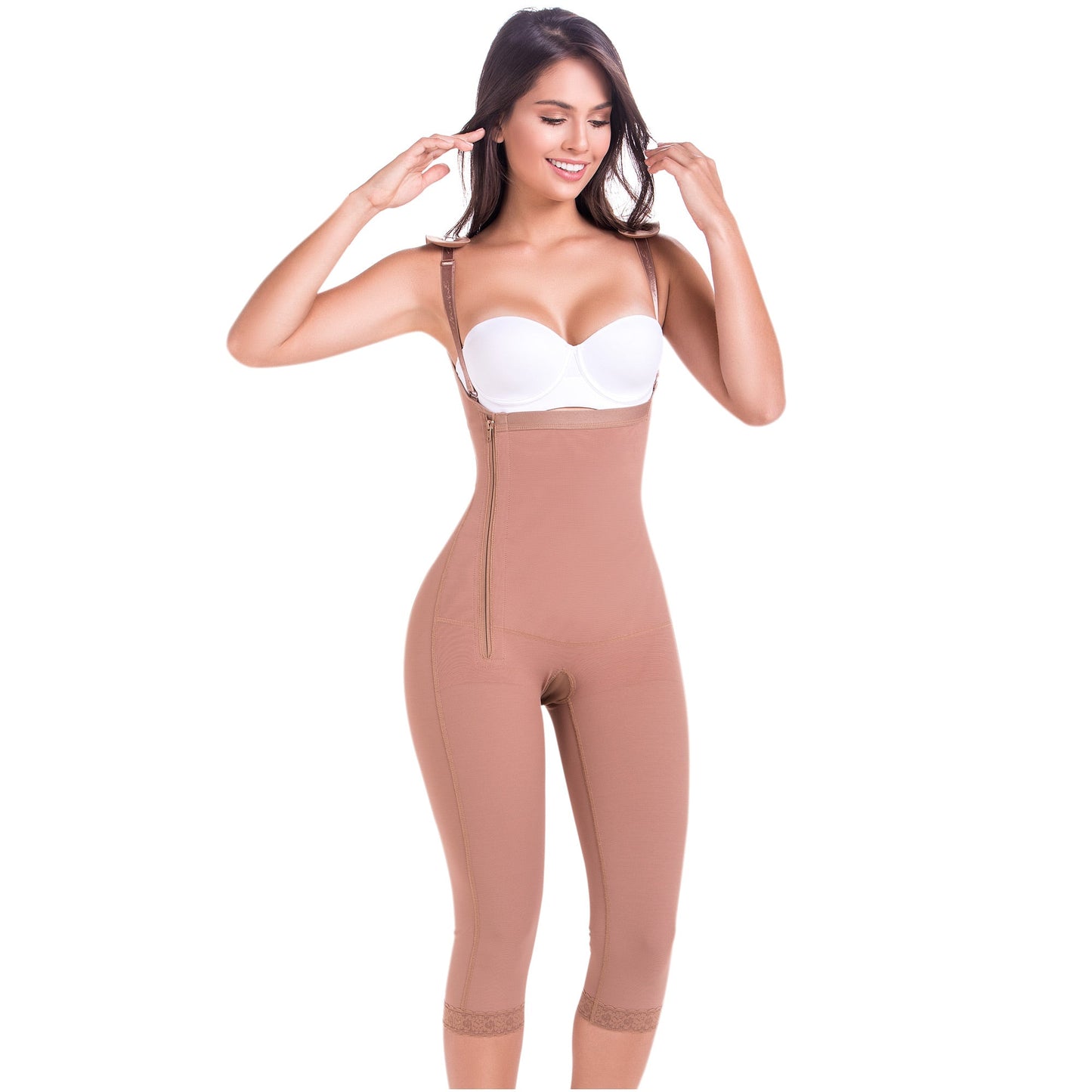 MariaE Fajas 9442 - Women's Capri Full Body Shaper