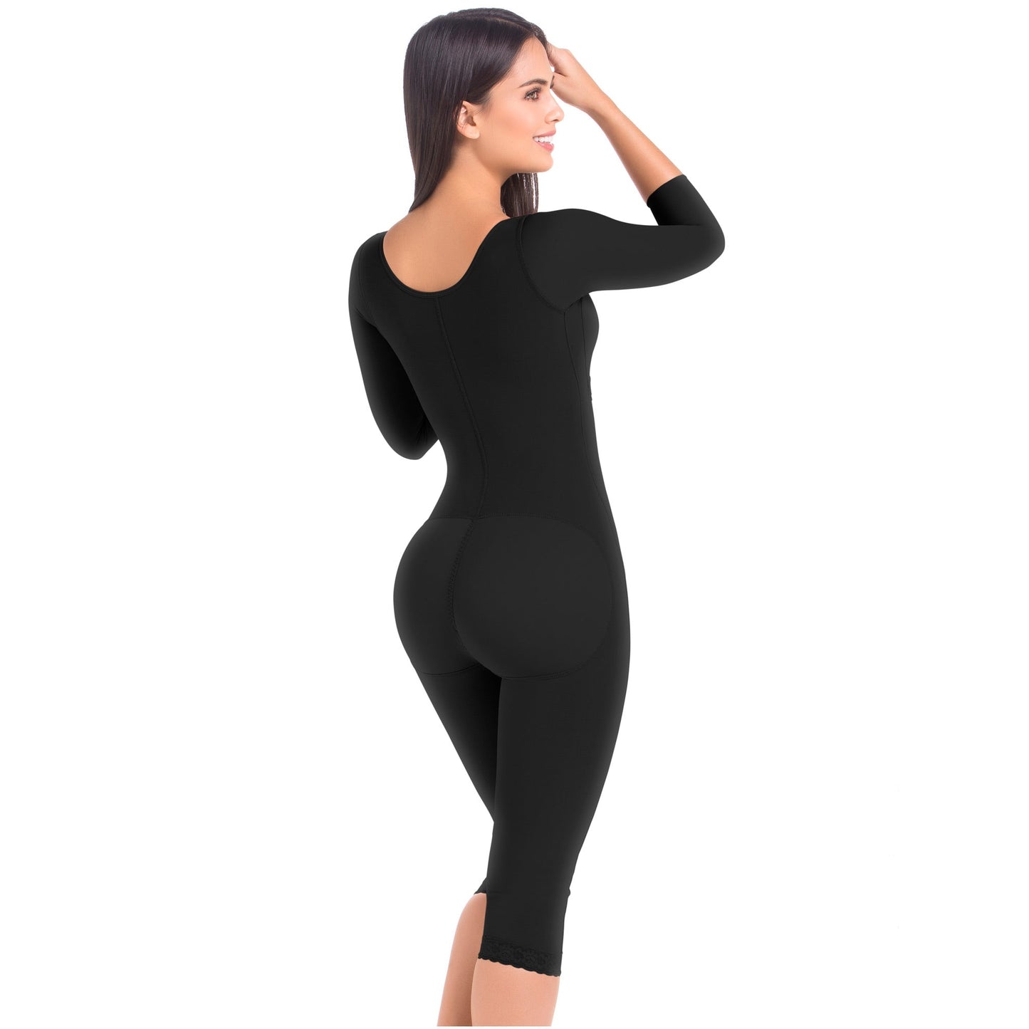 MariaE Fajas 9562 - Women's Post Surgery Full Body Shapewear with Sleeves