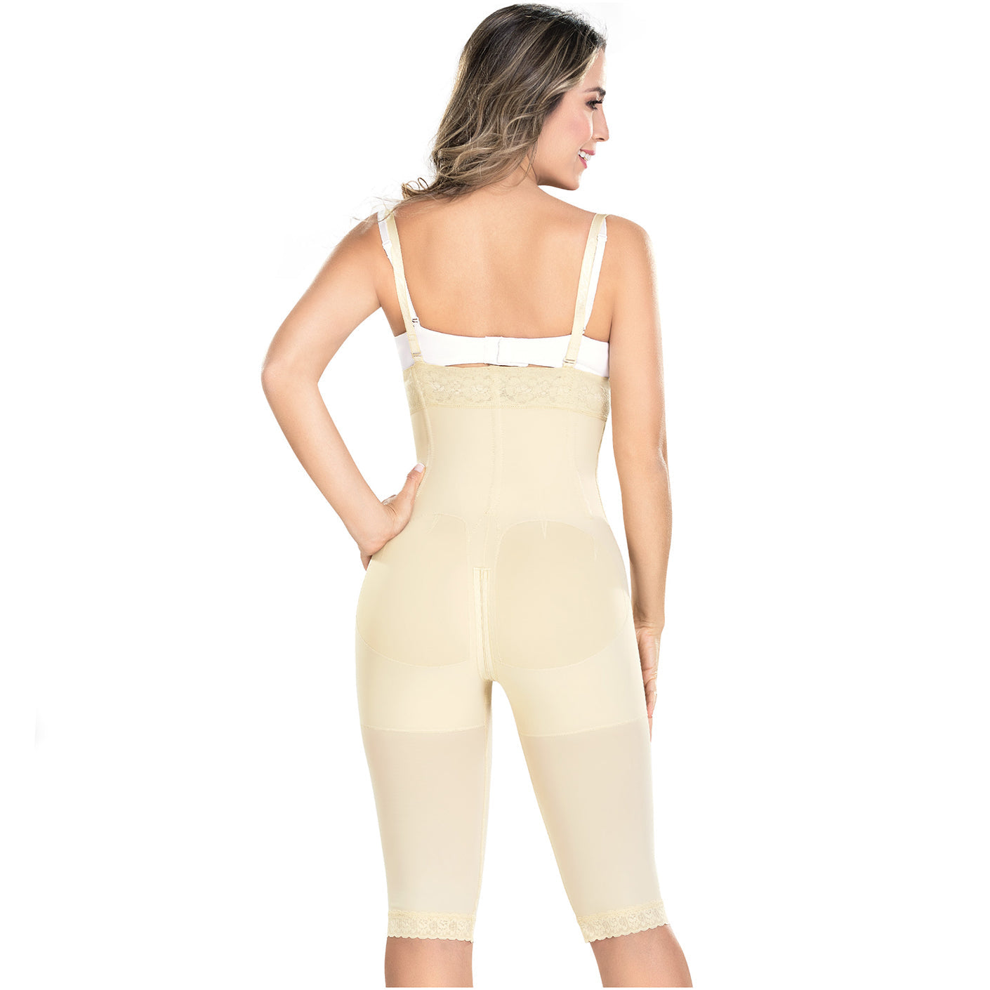 MYD F0076 - Women's Colombian Strapless Butt Lifting Tummy Control Shapewear