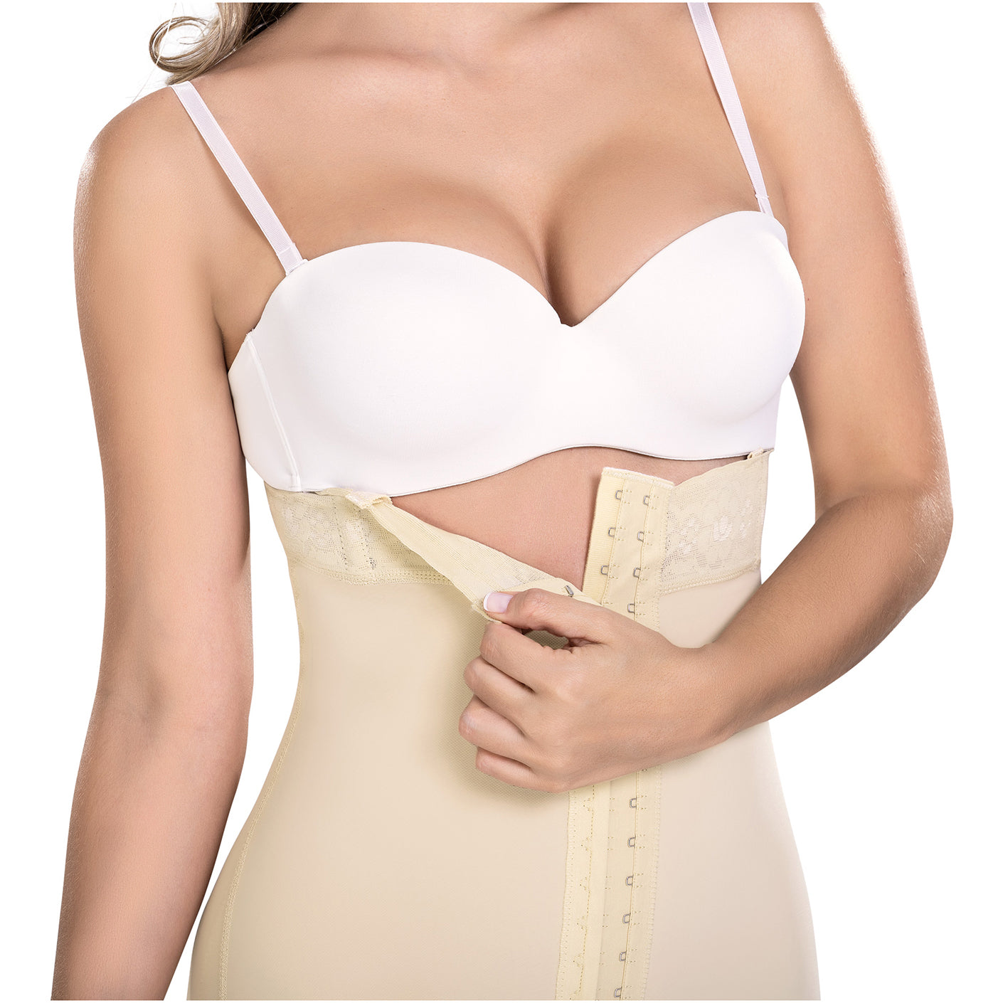 MYD F0076 - Women's Colombian Strapless Butt Lifting Tummy Control Shapewear