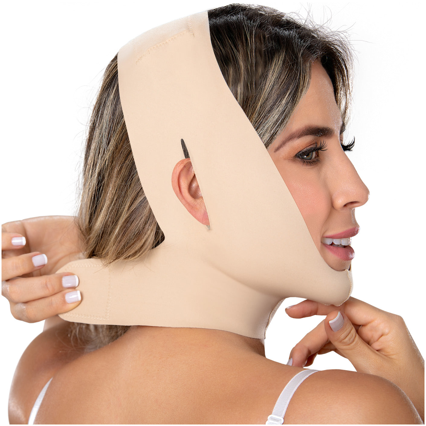 Fajas MYD 0810 - Women's Post Surgical Chin Compression Strap