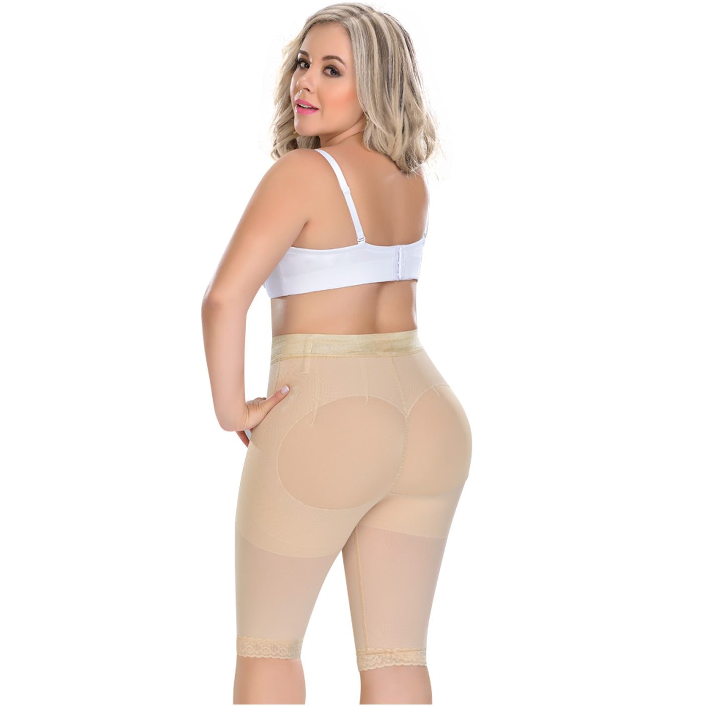 Fajas MYD 0323 - Women's High Waist Compression Shorts