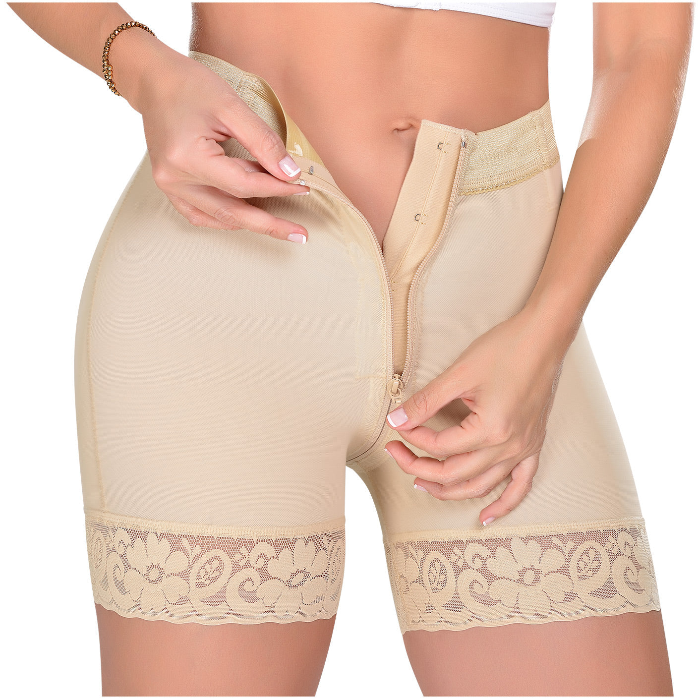 Fajas MYD 3722 - Women's High Waist Compression Shorts