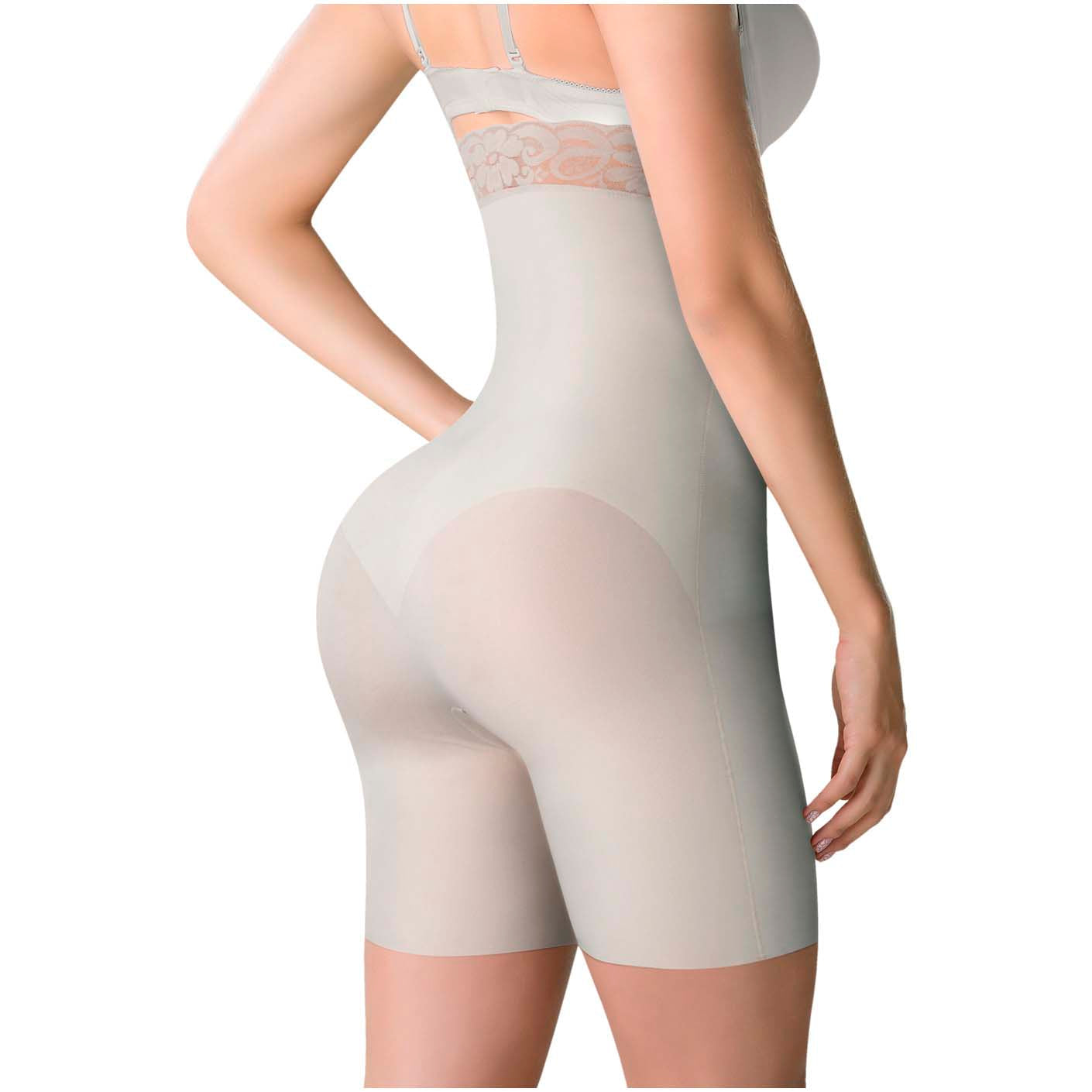 ROMANZA 2050 - Women's High Waisted Colombian Shapewear Shorts