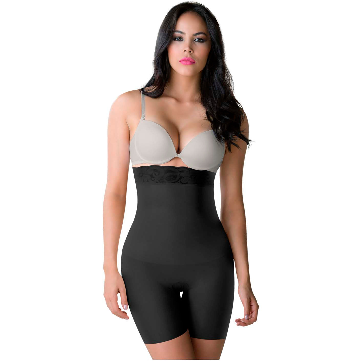 ROMANZA 2050 - Women's High Waisted Colombian Shapewear Shorts