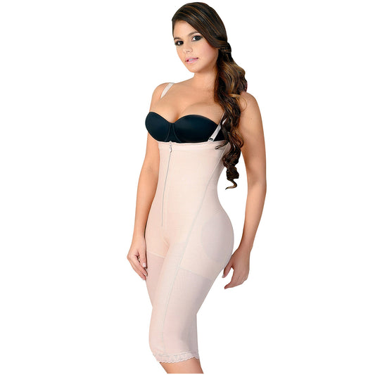 Fajas Salome 0213 - Women's Post Surgery Butt Lifter Full Bodysuit