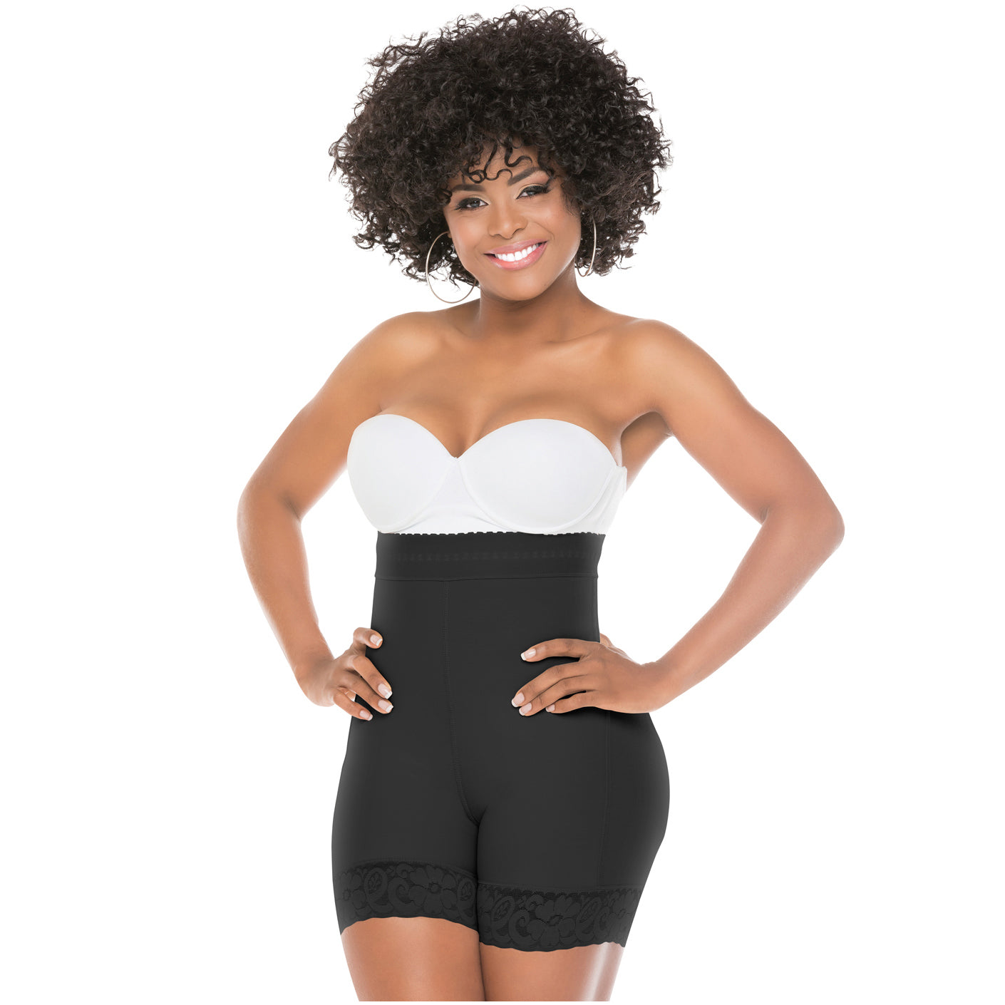 Fajas Salome 0218 - women's Colombian Shapewear Girdle High-Waist Shorts