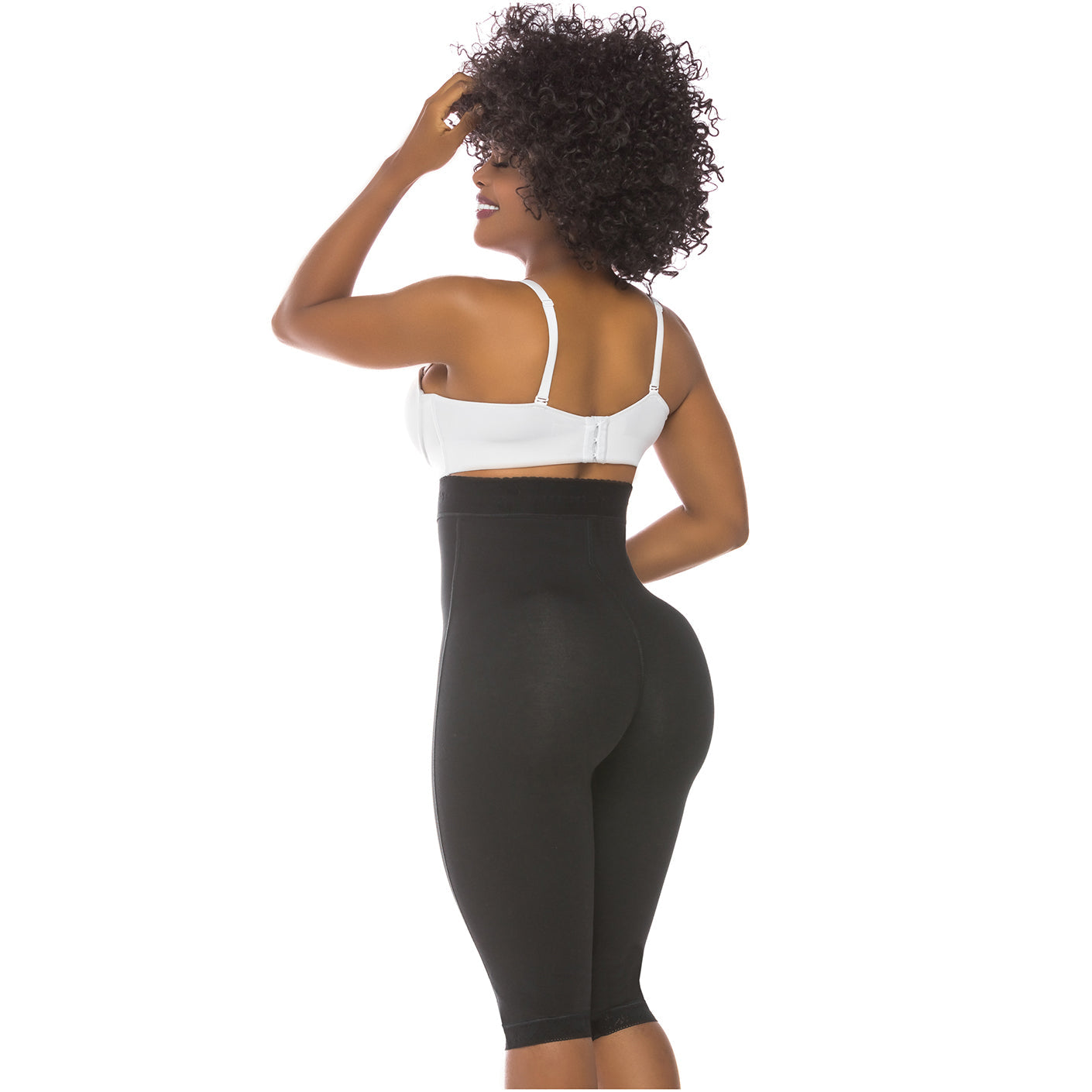 Fajas Salome 0219 - Women's High Waist Compression Shorts