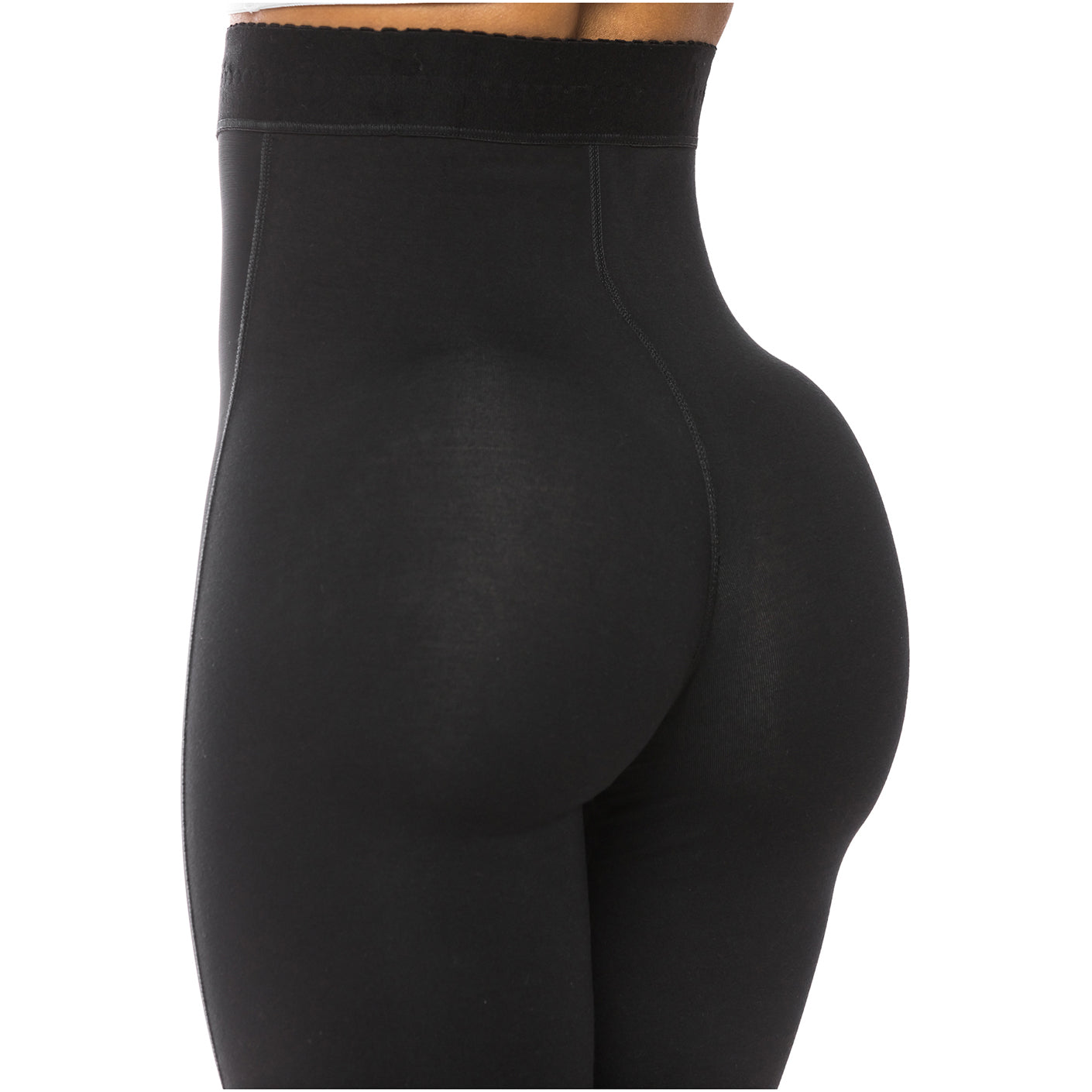 Fajas Salome 0219 - Women's High Waist Compression Shorts