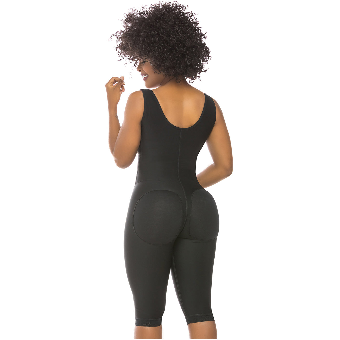 Fajas Salome 0518 - Women's Stage 1 Post Surgery Bodysuit | Knee Length Full Body Shaper
