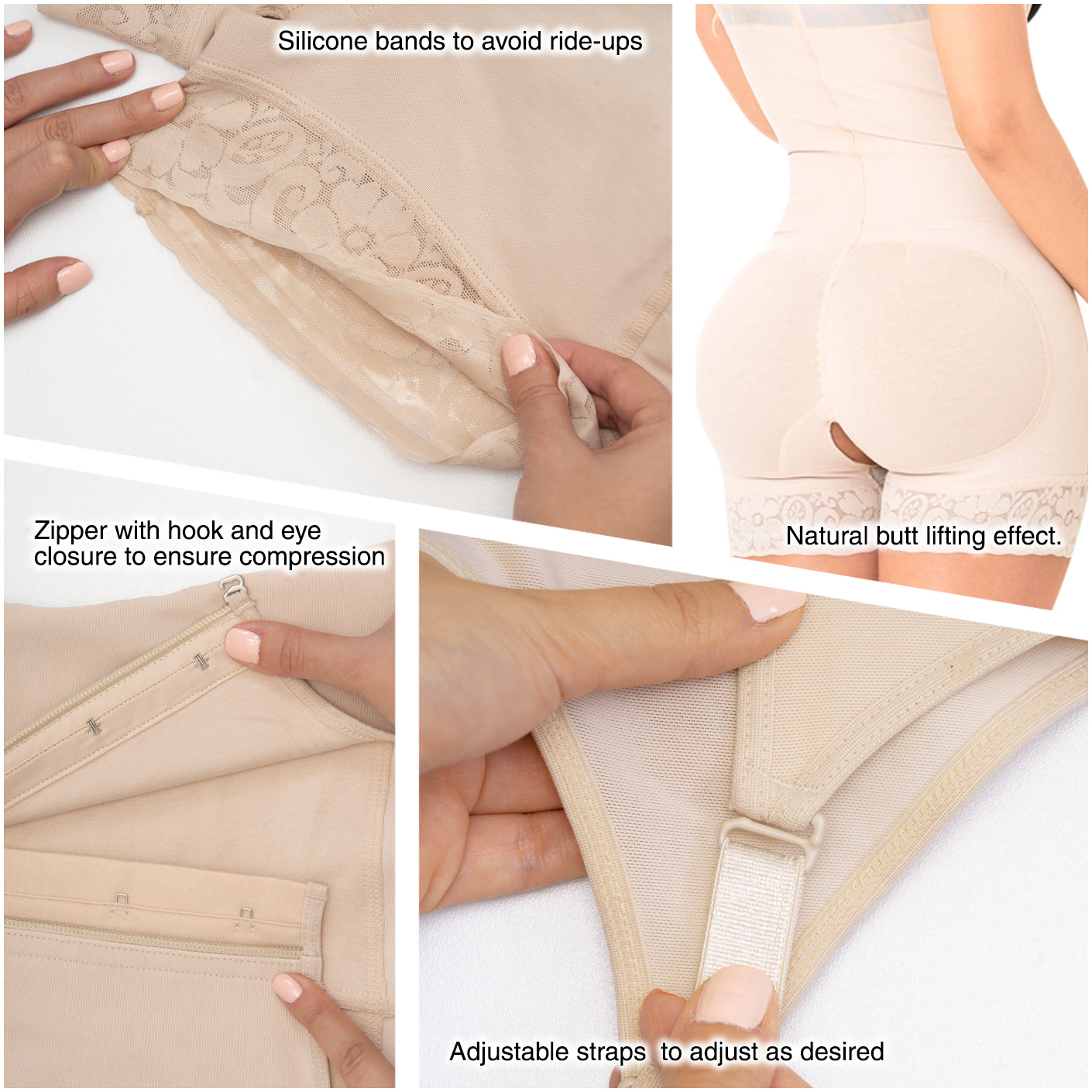 SONRYSE 096ZF - Women's Colombian Shapewear Bodysuit