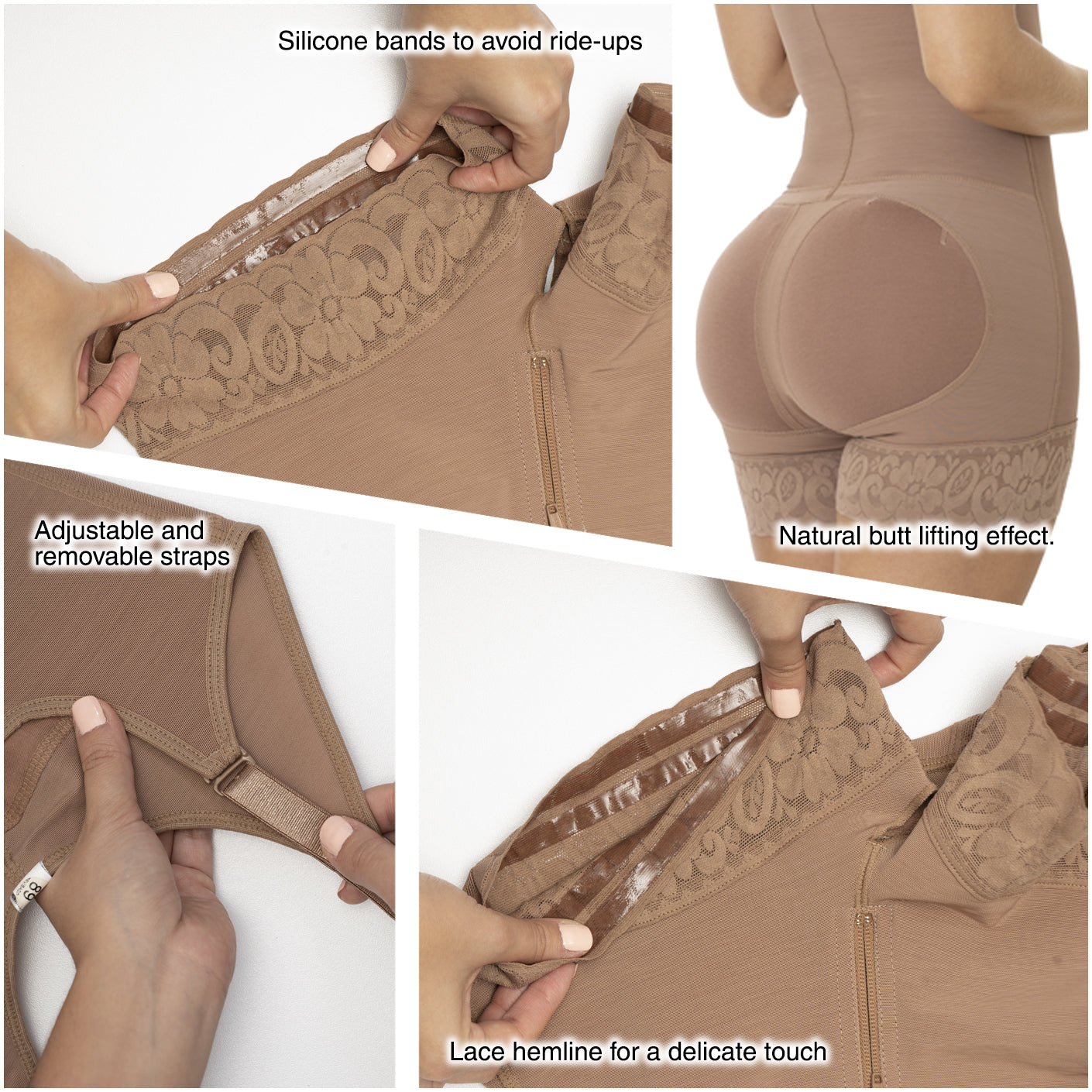 SONRYSE 096ZF - Women's Colombian Shapewear Bodysuit