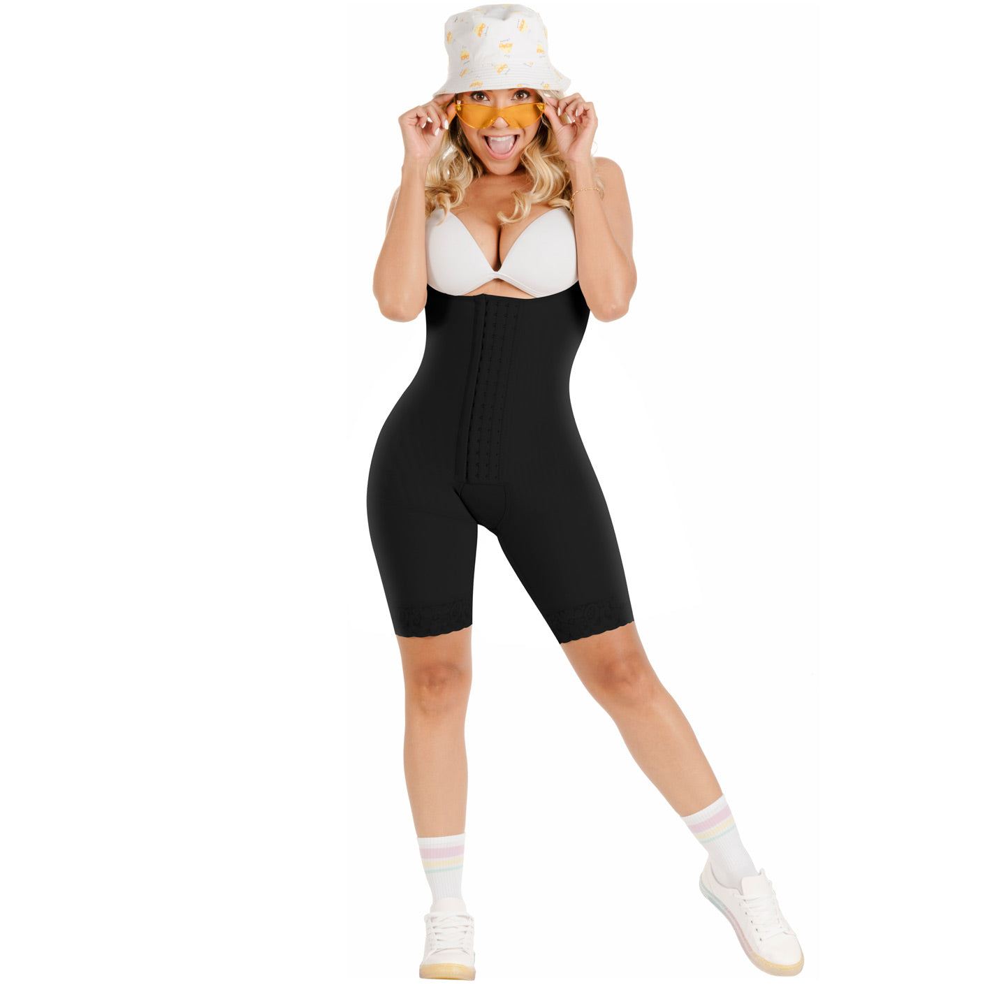 Fajas SONRYSE TR47BF - Women's Mid Thigh Butt Lifting Colombian Faja