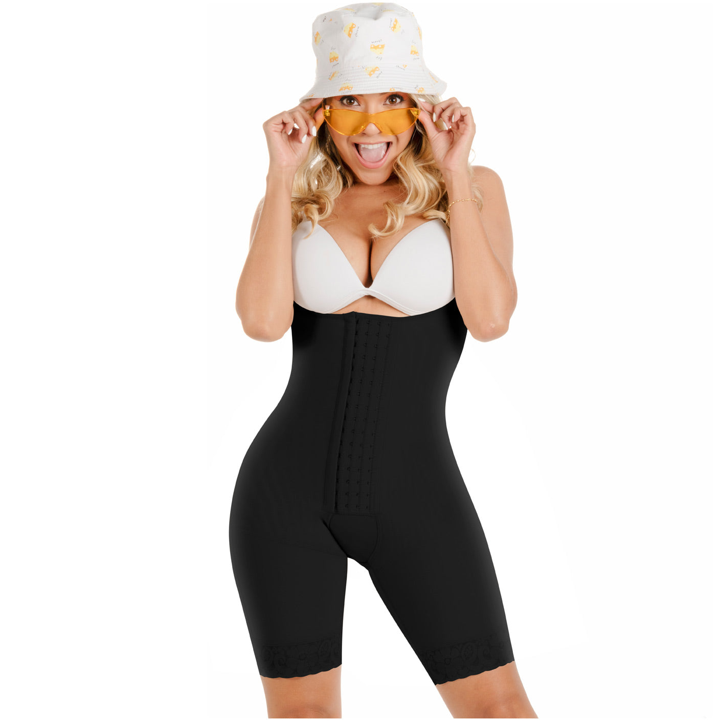 Fajas SONRYSE TR47BF - Women's Mid Thigh Butt Lifting Colombian Faja