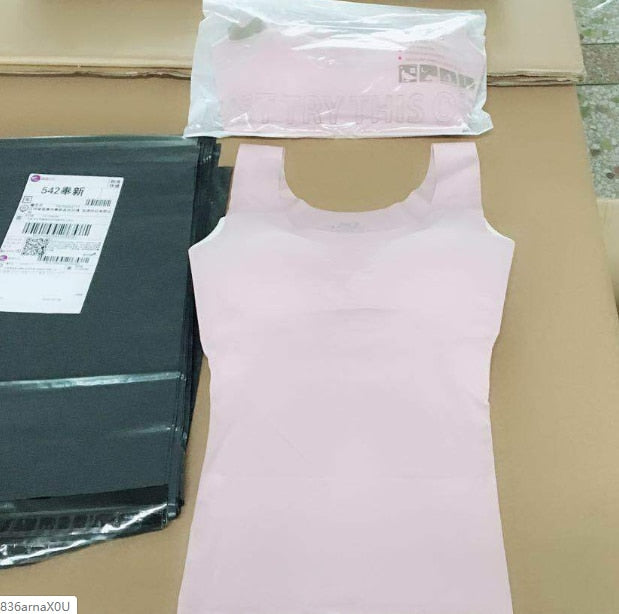Wireless Push Up Seamless Padded Vest Crop Top