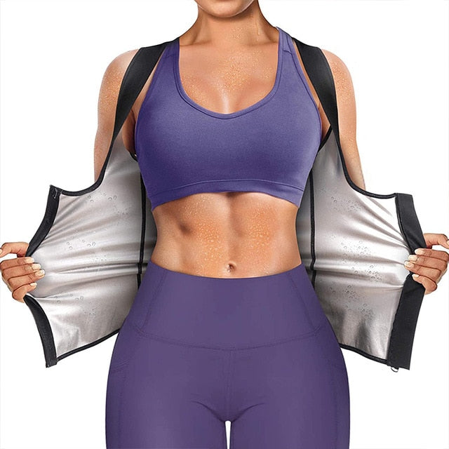 Sauna Vest Thermo Sweat Slimming Vest Waist Trainer