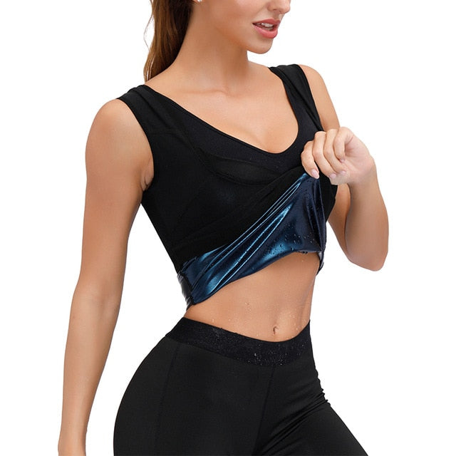 Sauna Vest Thermo Sweat Slimming Vest Waist Trainer
