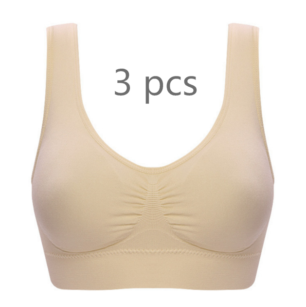 Seamless push up bra（3 pcs/set）