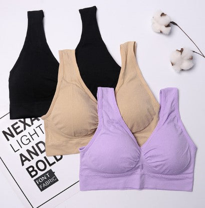 Seamless push up bra（3 pcs/set）