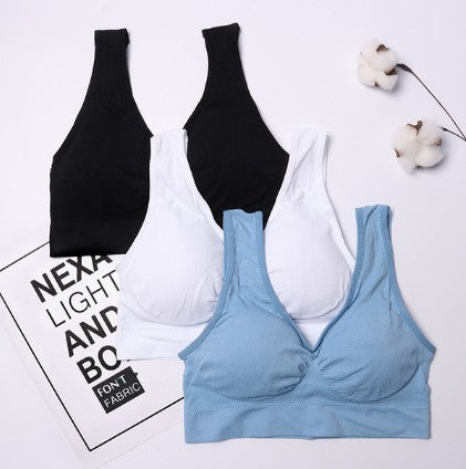 Seamless push up bra（3 pcs/set）