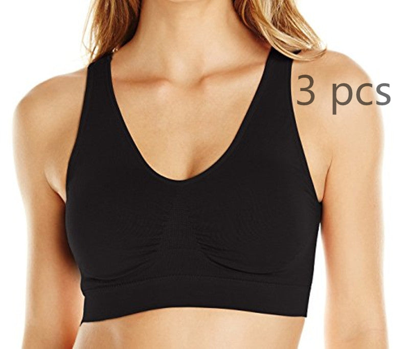 Seamless push up bra（3 pcs/set）