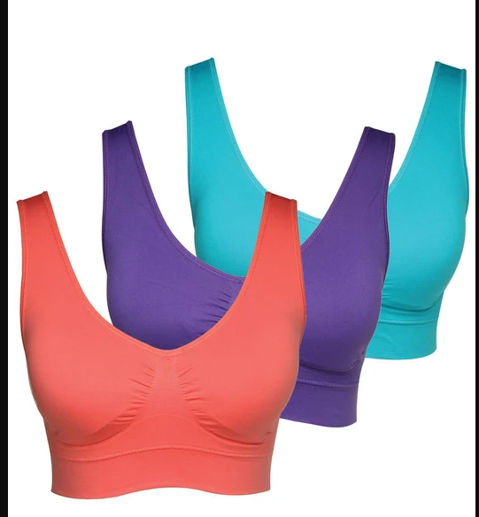 Seamless push up bra（3 pcs/set）