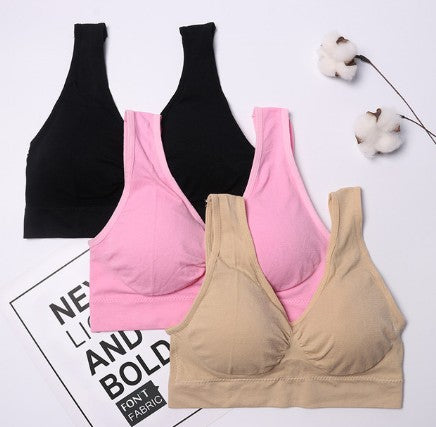 Seamless push up bra（3 pcs/set）