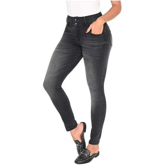 Lowla 212141 - High Waisted Butt Lifting Skinny Prewash Jeans