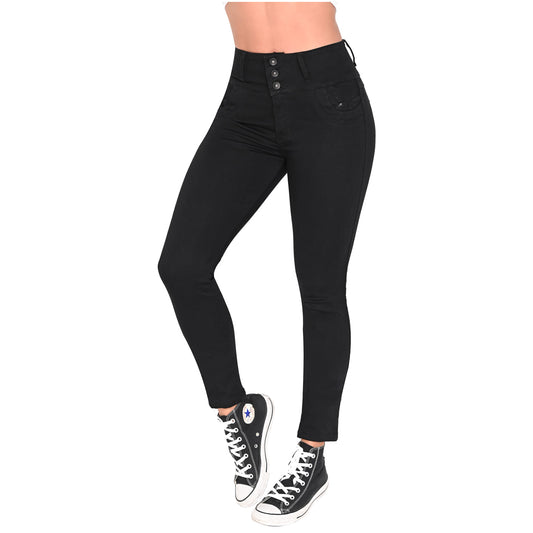 Lowla 212043 - High Waisted Butt Lifting Skinny Ankle Jeans