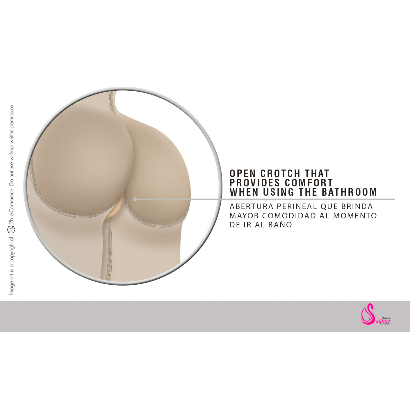 Fajas Salome 0518 - Women's Stage 1 Post Surgery Bodysuit | Knee Length Full Body Shaper