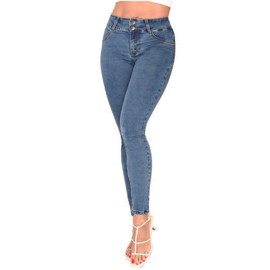 LOWLA 217988 -Skinny Butt Lifting Jeans with Removable Pads