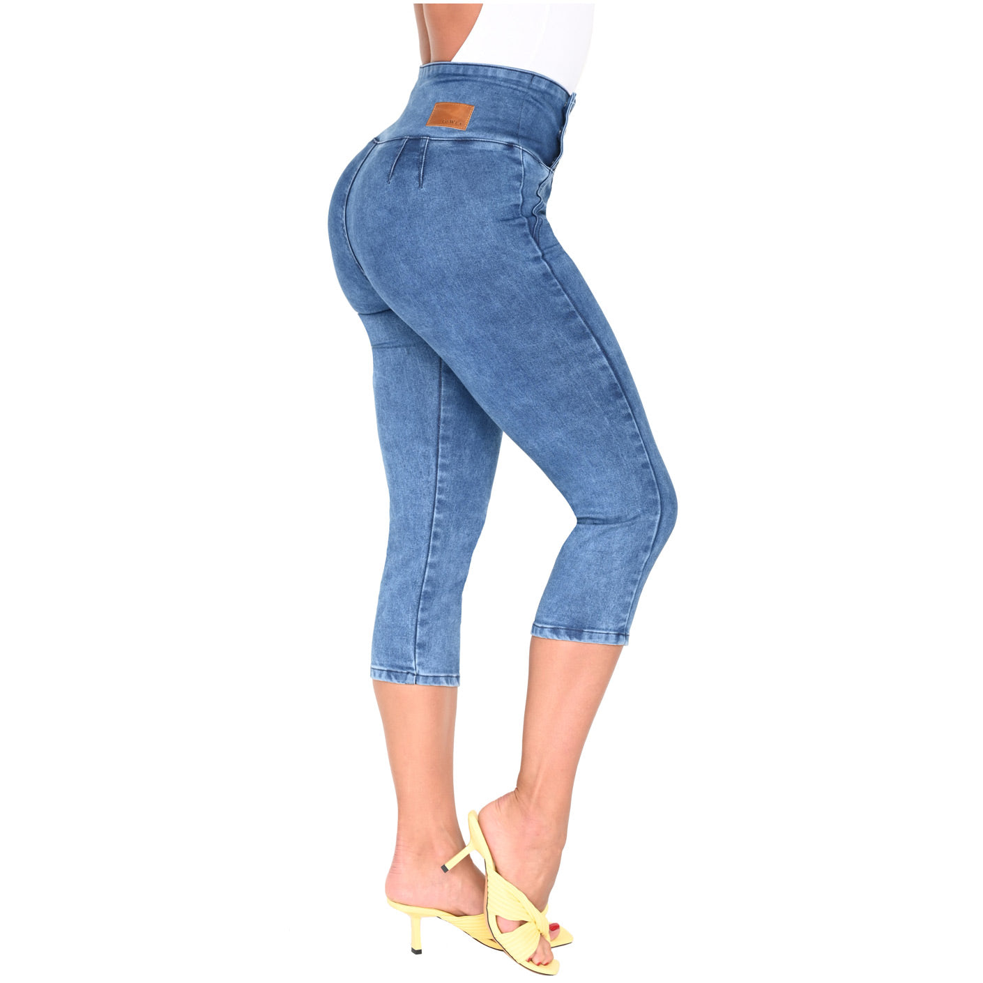 LOWLA 239257 - Capri Skinny Butt Lifting Jeans with Inner Girdle