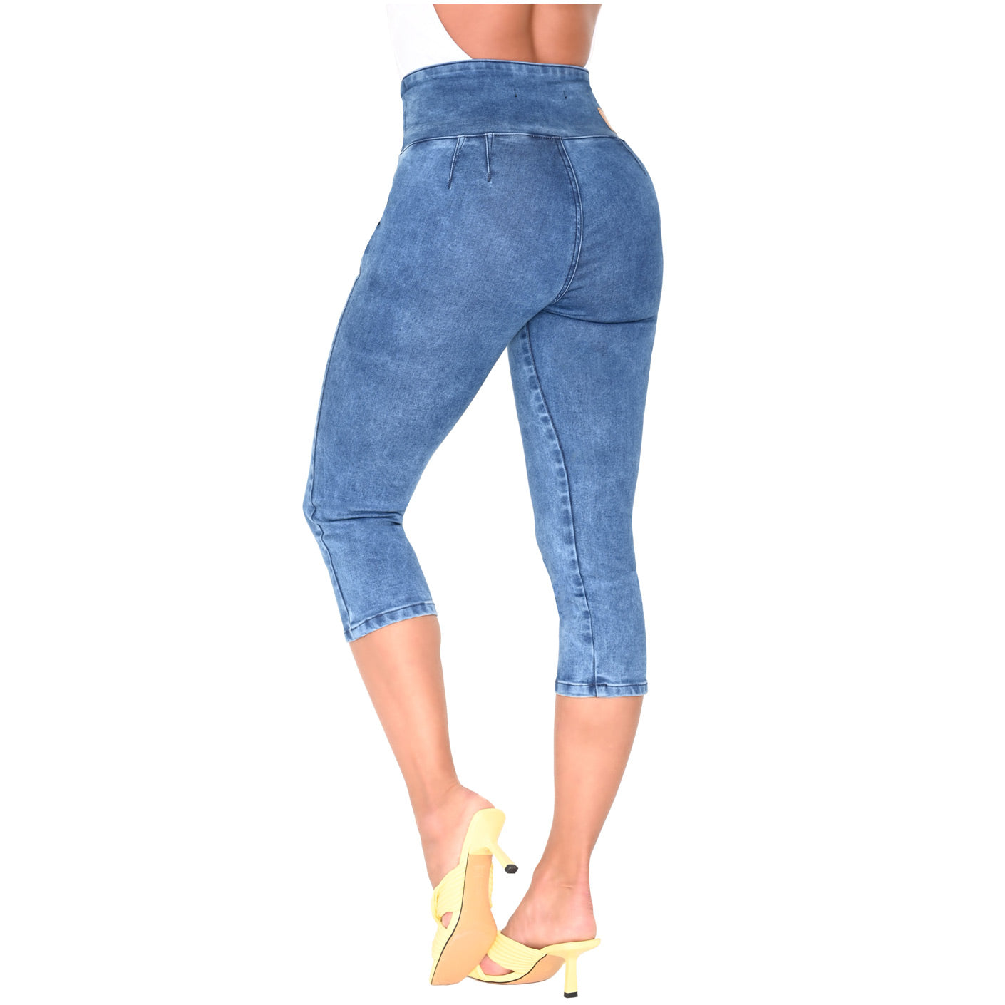 LOWLA 239257 - Capri Skinny Butt Lifting Jeans with Inner Girdle