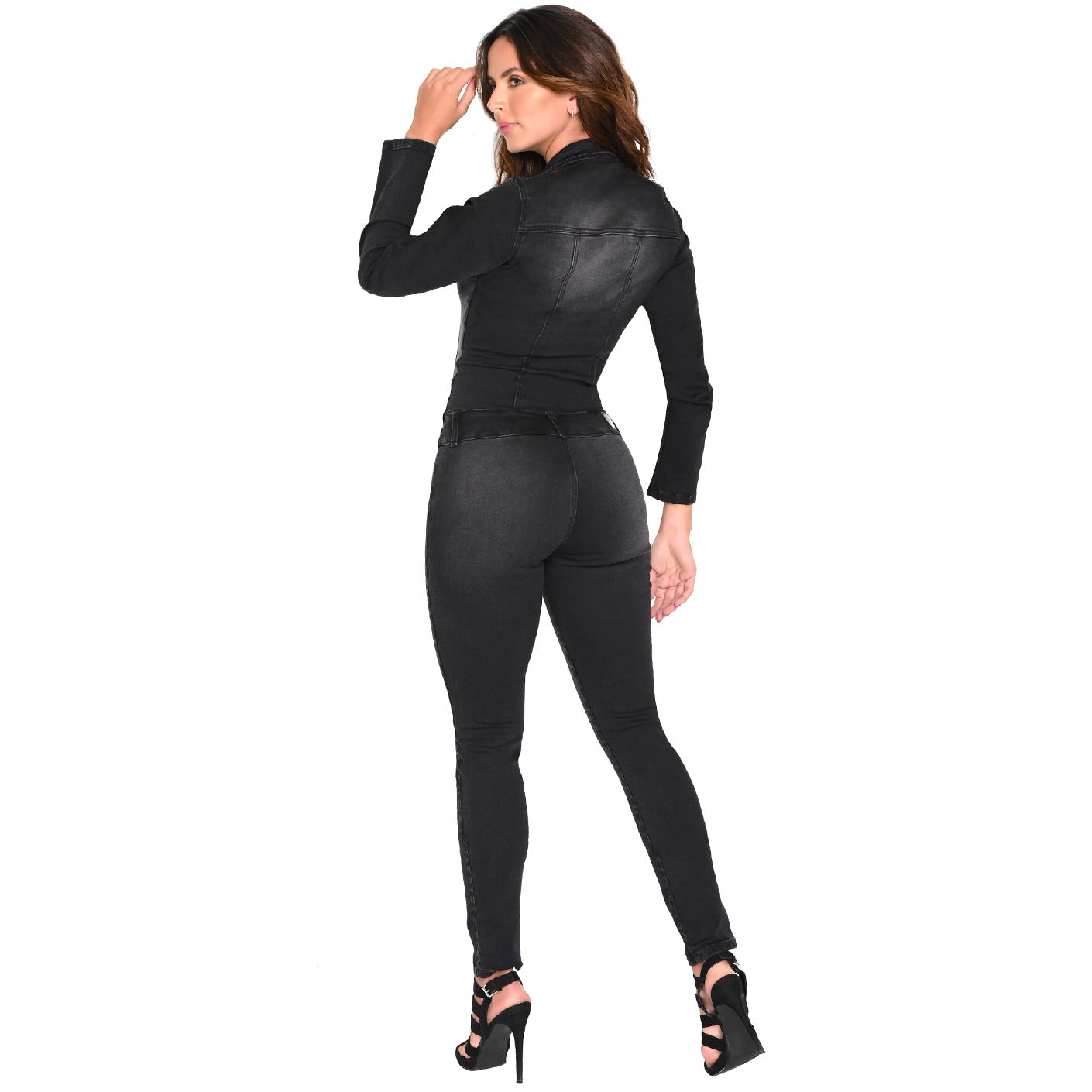 Lowla EN262036 - Long Sleeve Denim Jumpsuit for Women