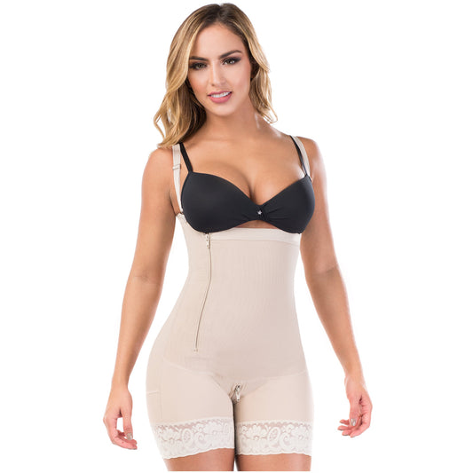 LT.Rose 21121 -  Mid Thigh Colombian Butt Lifting Shapewear Bodysuit