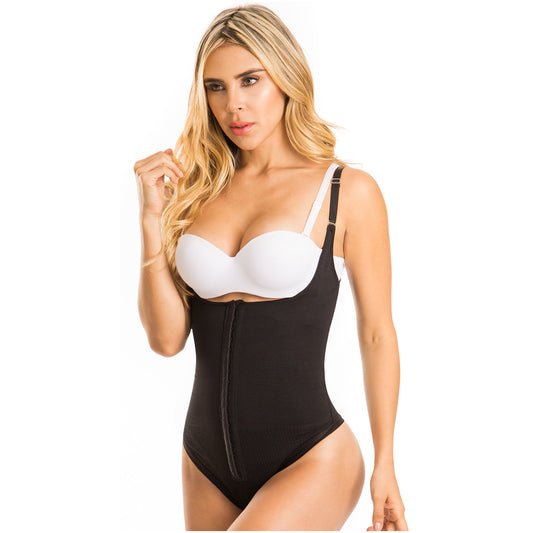 LT.Rose 21827 - Open Bust Thong Bodysuit Adjustable Straps for Women