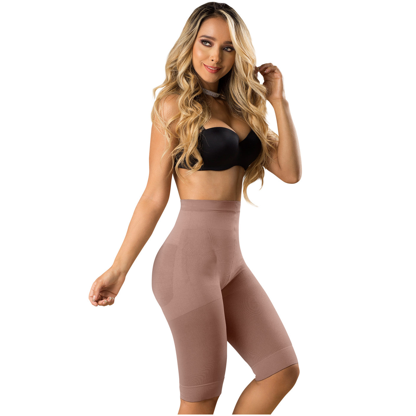 LT.Rose 21995 - Womens High Waist Tummy Control Butt Lifting Shaping Shorts Colombian Faja