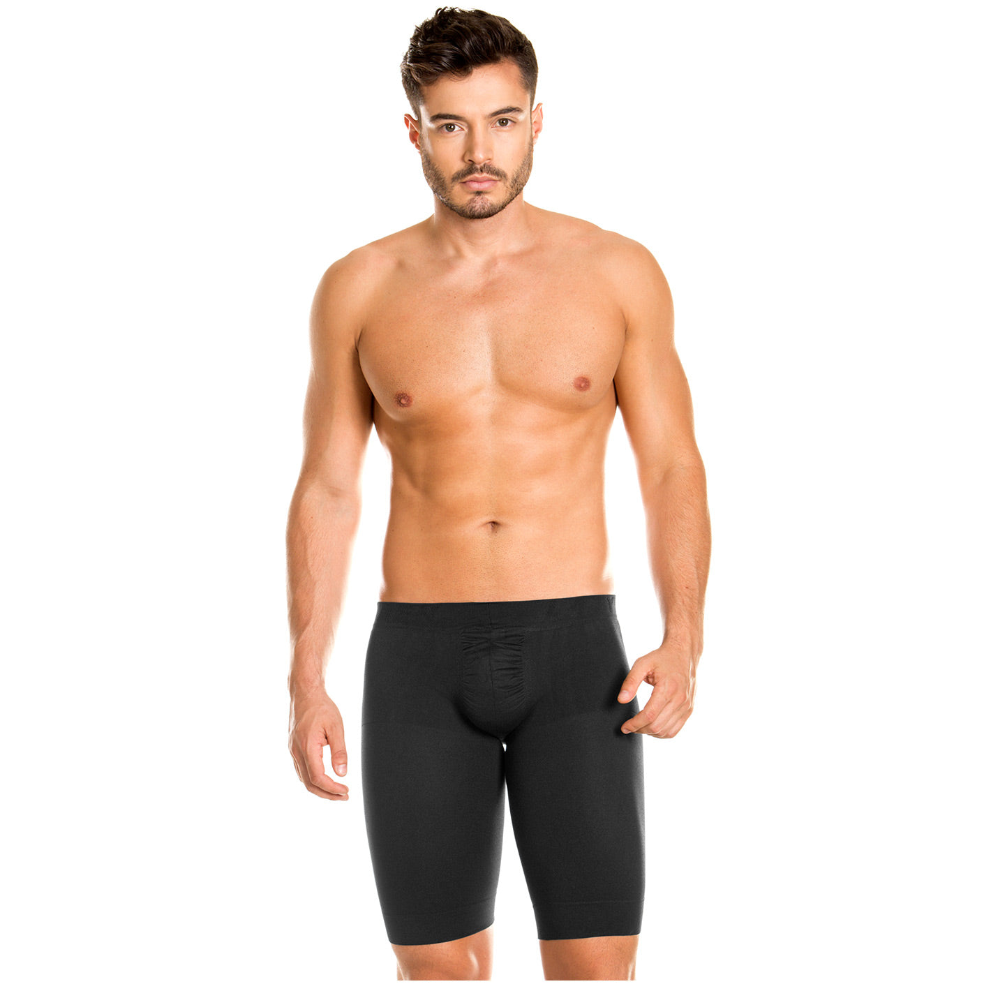 LT.Rose 22996 - Mens Long Shaping Butt Enhancing Thigh Length Boxers