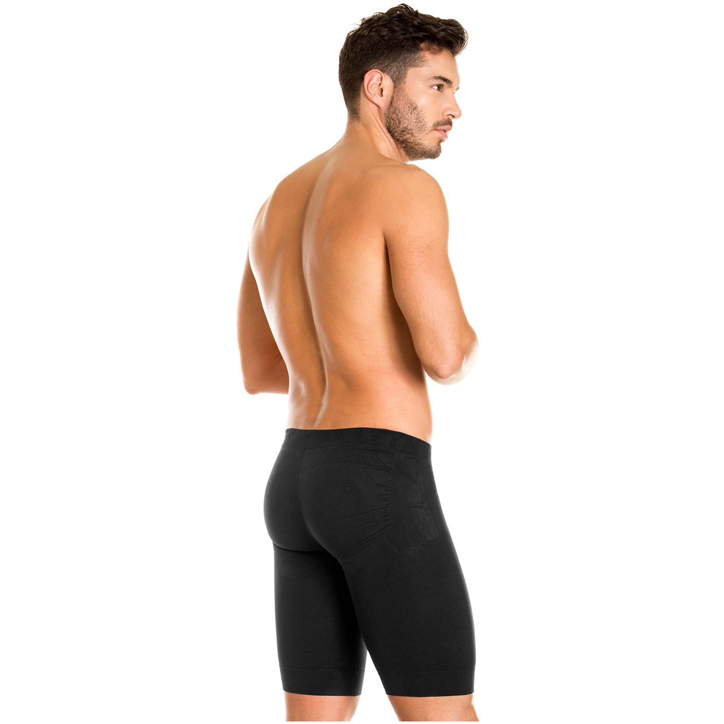 LT.Rose 22996 - Mens Long Shaping Butt Enhancing Thigh Length Boxers