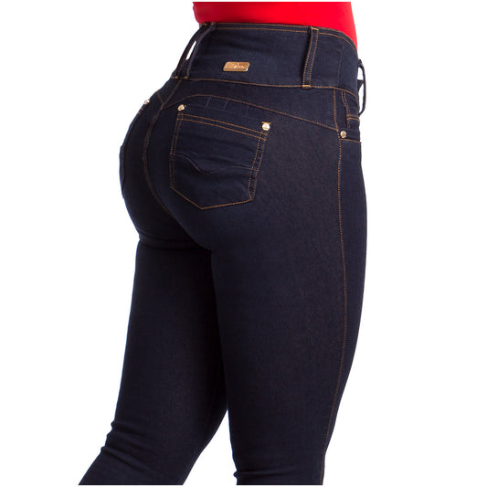 LT.Rose CS3B02 - Colombian Wide Waistband Butt Lifting Jeans